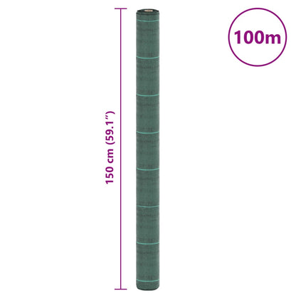 Weed Membrane Green 1.5x100 m PP