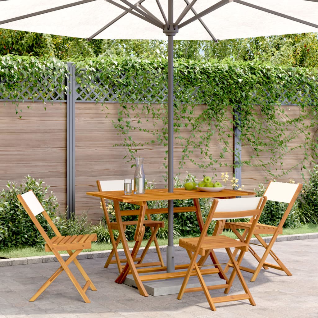Garden Chair | Set of 4 | Cream White
