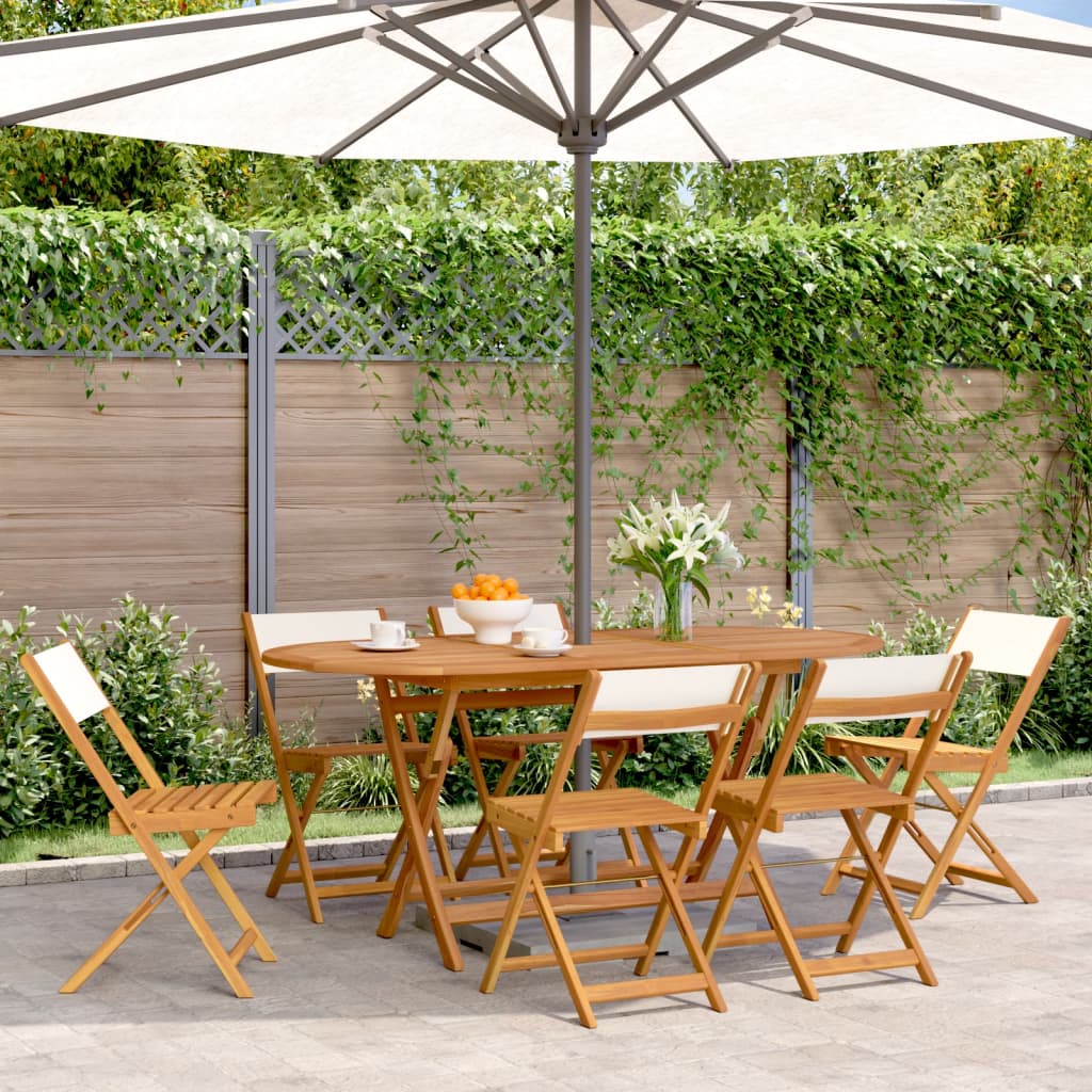 Garden Chair | Set of 6 | Cream White