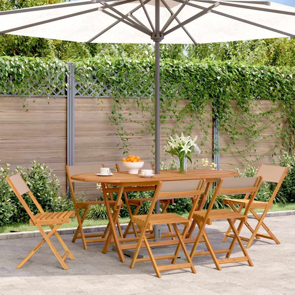 Garden Chair | Set of 6 | Taupe