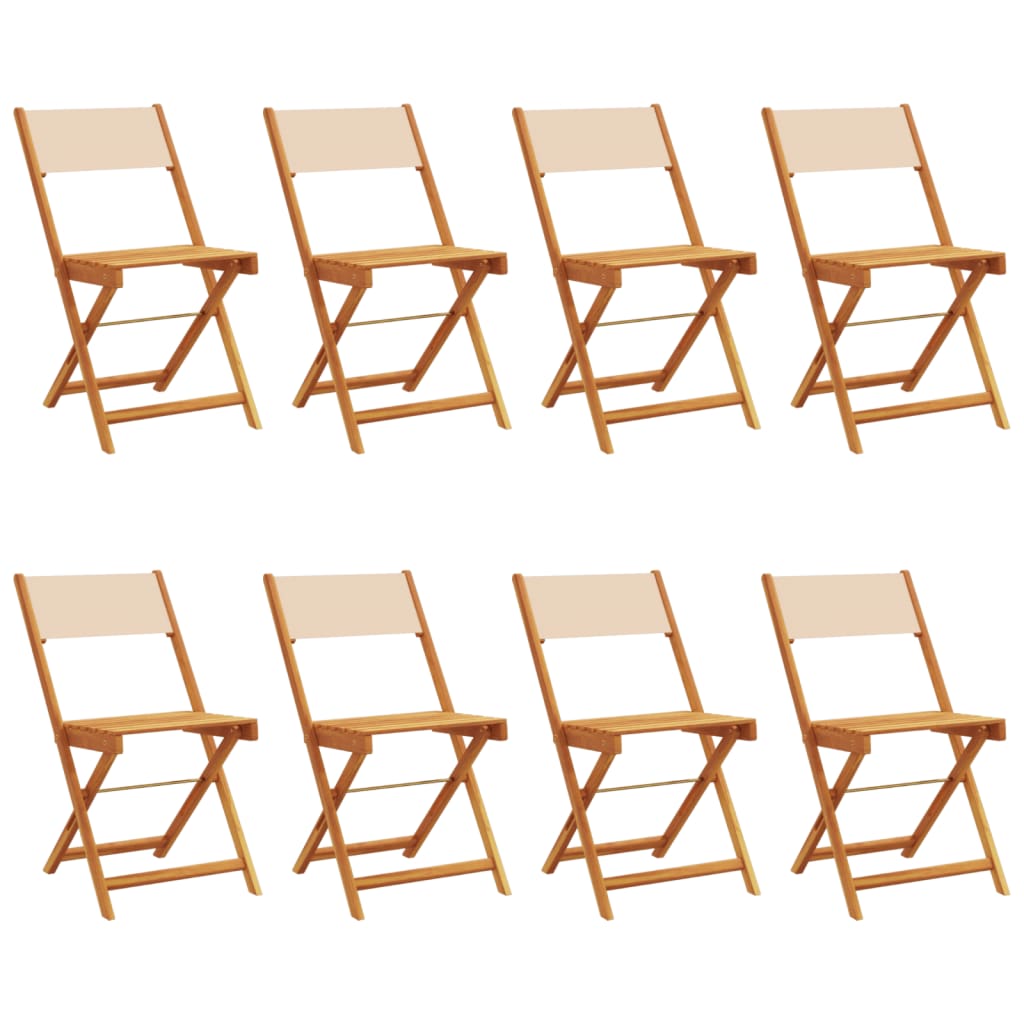 Garden Chair | Set of 8 | Beige