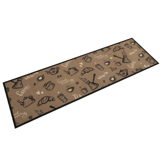 Kitchen Rug | Morning Brown | Velvet (100% polyamide) | 150 x 45 cm