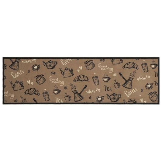 Kitchen Rug | Morning Brown | Velvet (100% polyamide) | 150 x 45 cm