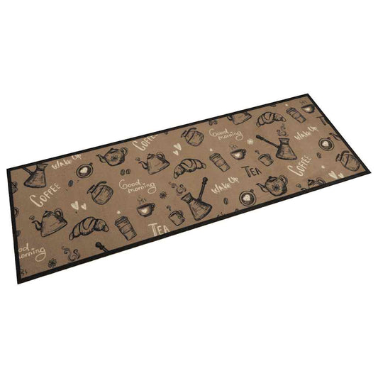 Kitchen Rug | Morning Brown | Velvet (100% polyamide) | 60x180 cm