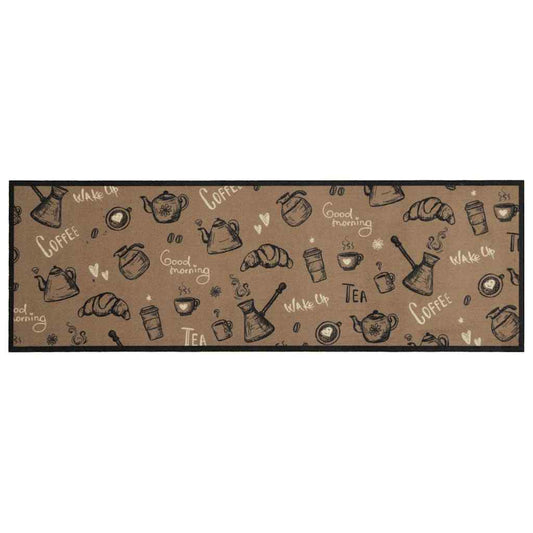 Kitchen Rug | Morning Brown | Velvet (100% polyamide) | 60x180 cm
