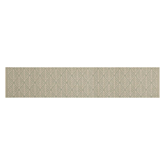Kitchen Rug Washable Leaves 60x300 cm Velvet
