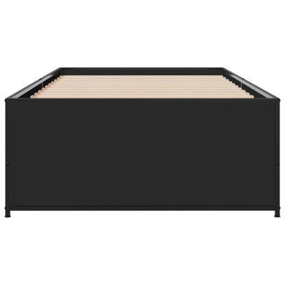 Bed Frame without Mattress Black 90x190 cm Single