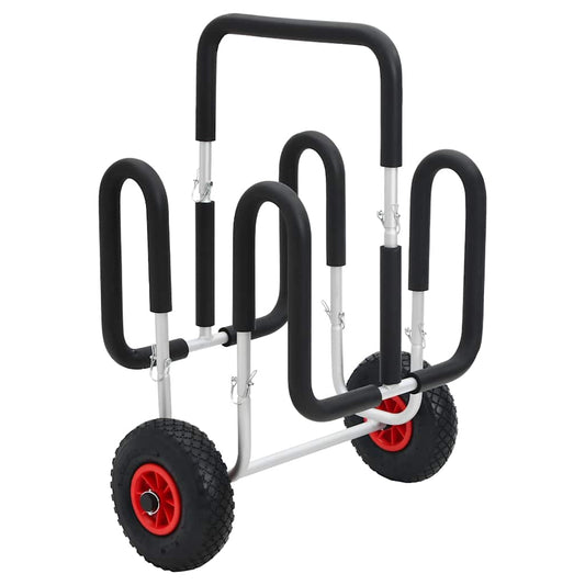 SUP Trolley for 2 Surfboards 90 kg Aluminium