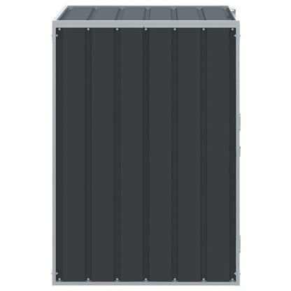 Wheelie Bin Storage for Single Bin Anthracite 72x81x115 cm Steel