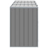 Wheelie Bin Storage for Triple Bins Grey 216x81x115 cm Steel