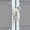Wheelie Bin Storage for Triple Bins Grey 216x81x115 cm Steel