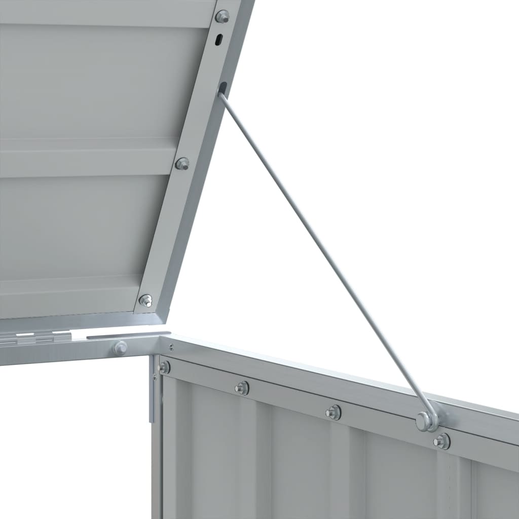 Wheelie Bin Storage for Triple Bins Anthracite 85"x31.9"x45.3" Steel