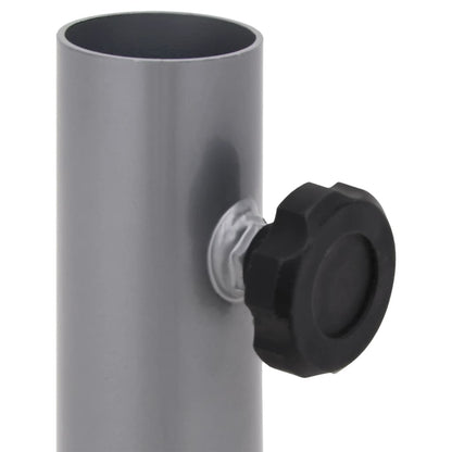 Parasol Base for Ø32/34/38 mm Pole Silver Steel