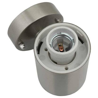 Outdoor Wall Light 2 pcs Silver 12 x 8.5 x 27 cm