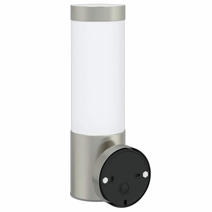 Outdoor Wall Light 2 pcs Silver 12 x 8.5 x 27 cm