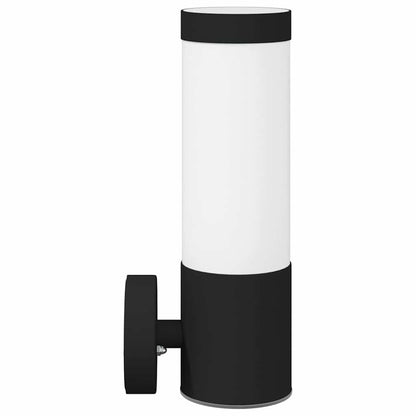 Outdoor Wall Light Black 12 x 8.5 x 27 cm