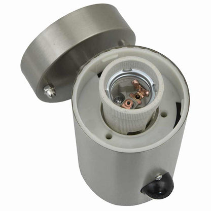 Outdoor Wall Light 2 pcs Silver 12 x 8.5 x 29 cm