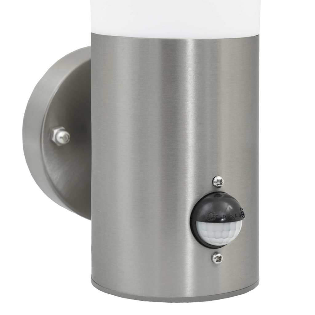 Outdoor Wall Light 2 pcs Silver 12 x 8.5 x 29 cm