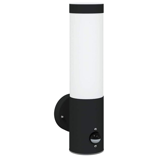 Outdoor Wall Light Black 12 x 8.5 x 29 cm