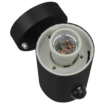 Outdoor Wall Light 2 pcs Black 12 x 8.5 x 29 cm