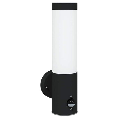 Outdoor Wall Light 2 pcs Black 12 x 8.5 x 29 cm