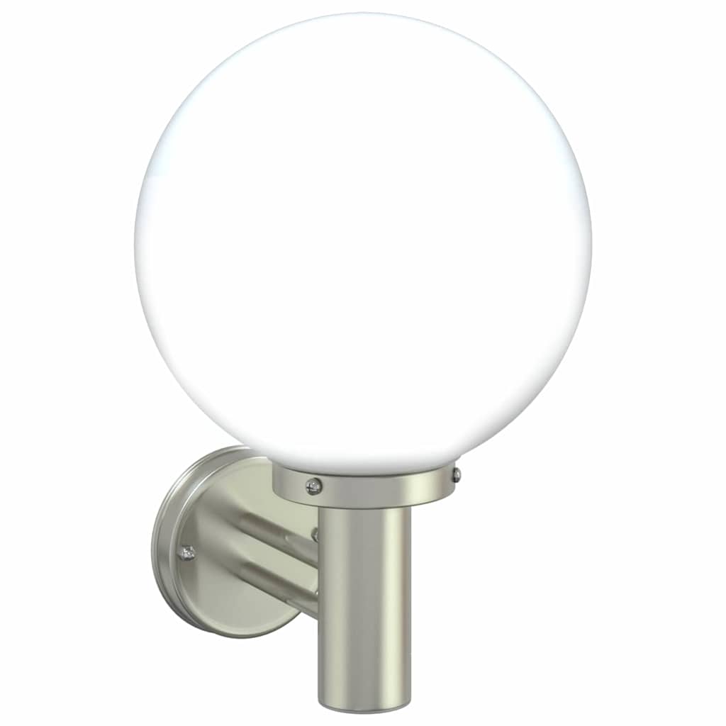 Outdoor Wall Light 2 pcs Silver 28 x 25 x 38 cm