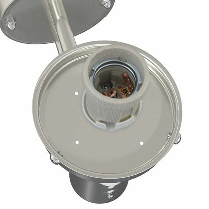 Outdoor Wall Light Silver 28 x 25 x 38 cm