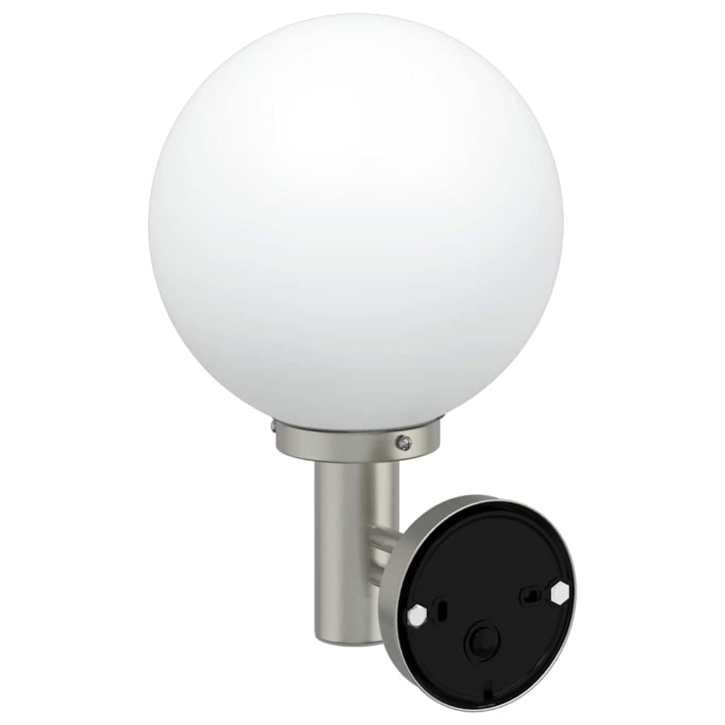 Outdoor Wall Light 2 pcs Silver 28 x 25 x 38 cm