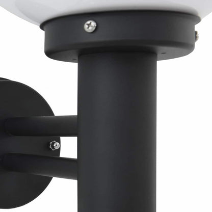 Outdoor Wall Light Black 28 x 25 x 38 cm