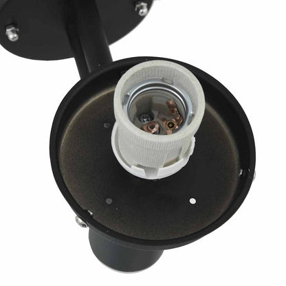Outdoor Wall Light 2 pcs Black 28 x 25 x 38 cm