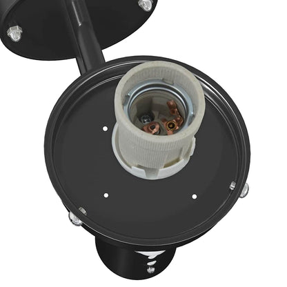 Outdoor Wall Light 2 pcs Black 28 x 25 x 38 cm
