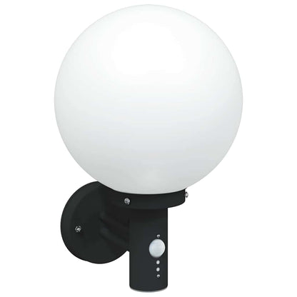 Outdoor Wall Light 2 pcs Black 28 x 25 x 38 cm