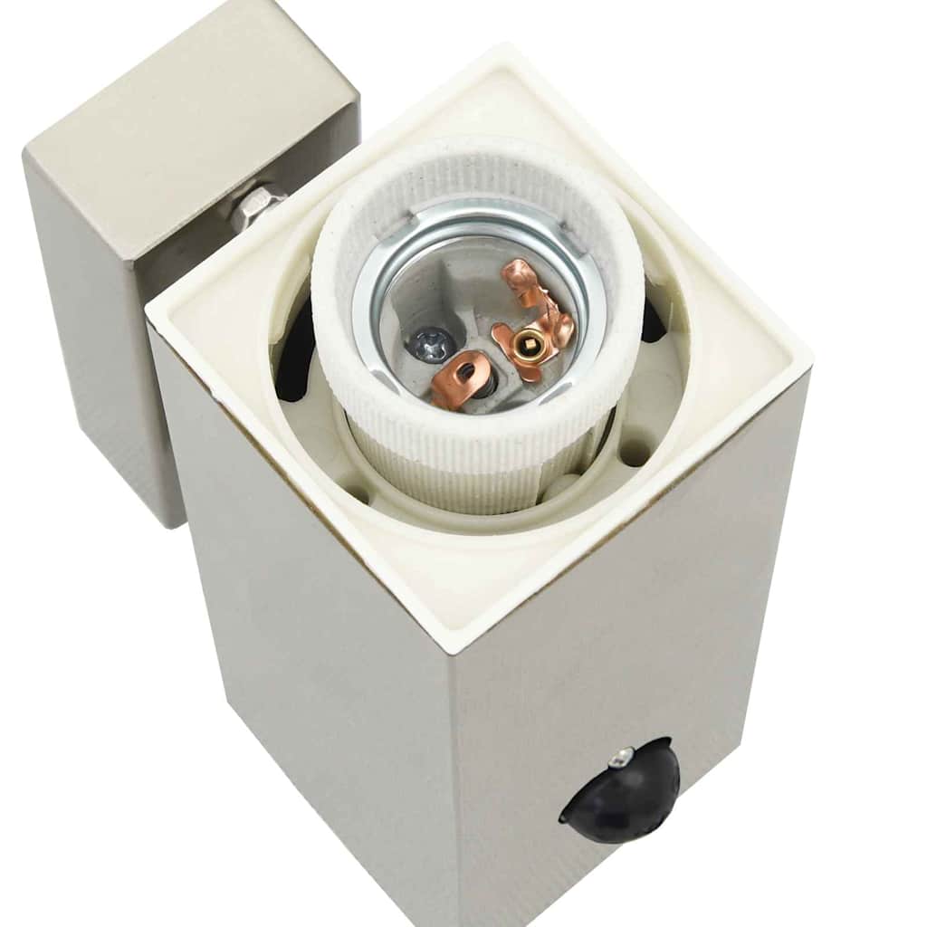 Outdoor Wall Light 2 pcs Silver 10.5 x 6 x 33 cm