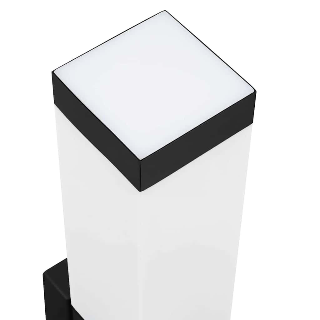 Outdoor Wall Light 2 pcs Black 10.5 x 6 x 33 cm