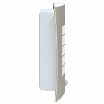 Outdoor Wall Light 2 pcs Silver 23.5 x 9 x 26 cm