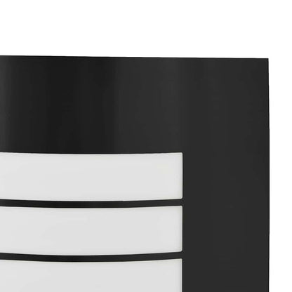 Outdoor Wall Light Black 23.5 x 9 x 26 cm