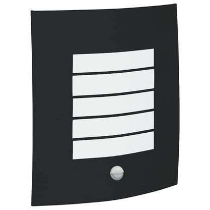 Outdoor Wall Light Black 23.5 x 9 x 26 cm