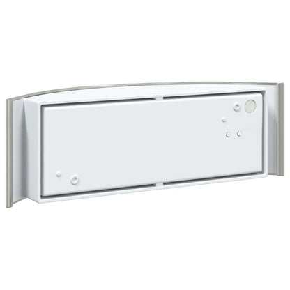 Outdoor Wall Light 2 pcs Silver 32 x 10 x 10 cm
