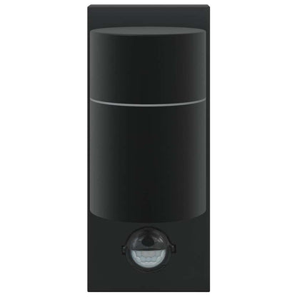 Outdoor Wall Light Black 6.5 x 10.5 x 16 cm