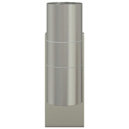 Outdoor Wall Light 2 pcs Silver 7 x 10 x 22 cm