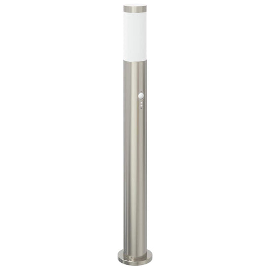 Bollard Light with Sensor 80 cm Stainless Steel IP44
