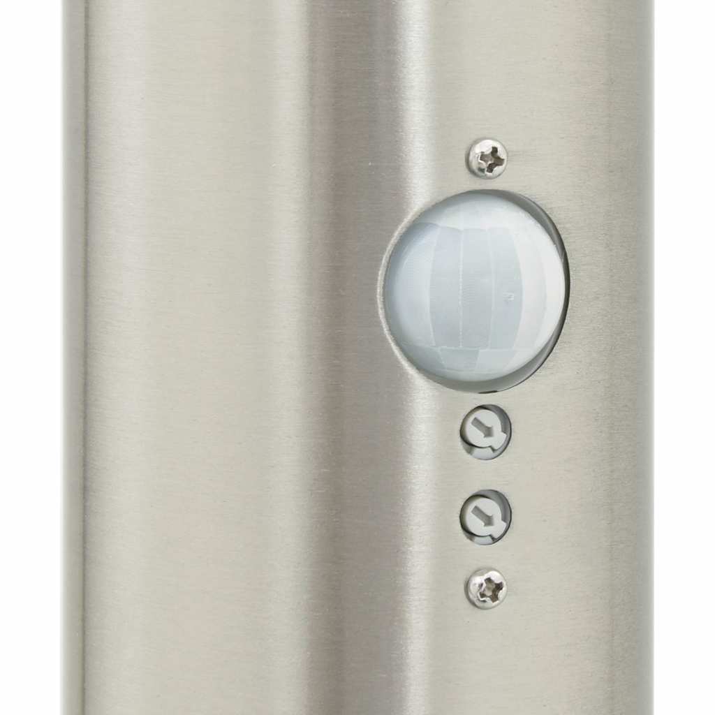 Bollard Light with Sensor&Outlet 80 cm Stainless Steel IP44