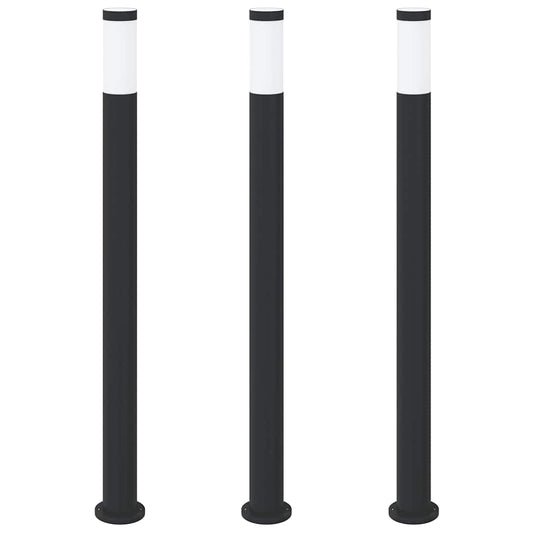 Bollard Lights 3pcs 110 cm Stainless Steel IP44