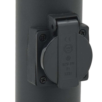 Bollard Lights with Sensor&Outlet 3pcs 110 cm Stainless Steel IP44