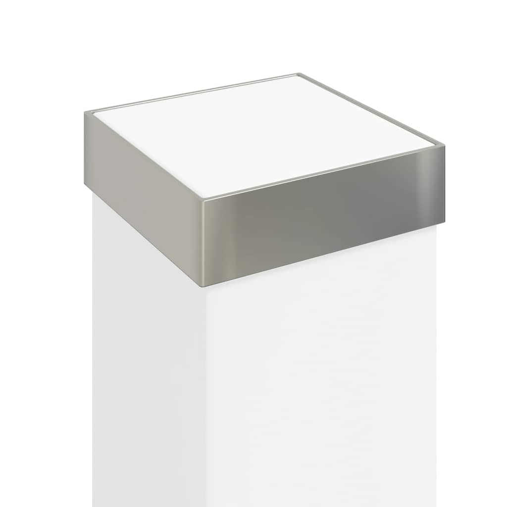 Bollard Lights with Sensor 3 pcs 80 cm Stainless Steel IP44