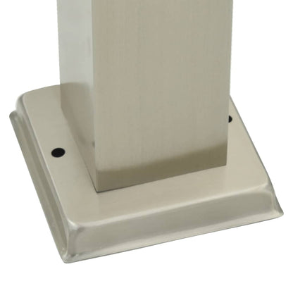 Bollard Lights with Sensor 3 pcs 80 cm Stainless Steel IP44
