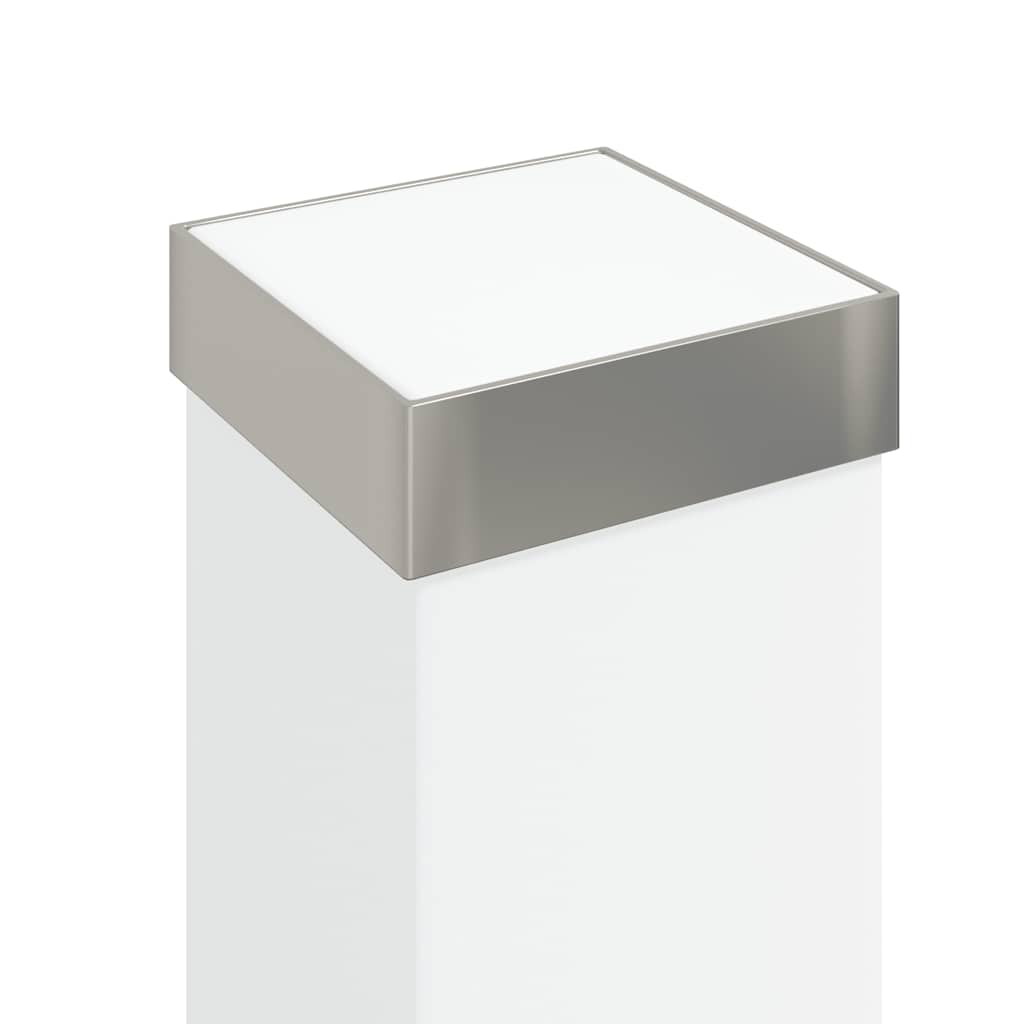 Bollard Lights with Sensor 3 pcs 110 cm Stainless Steel IP44