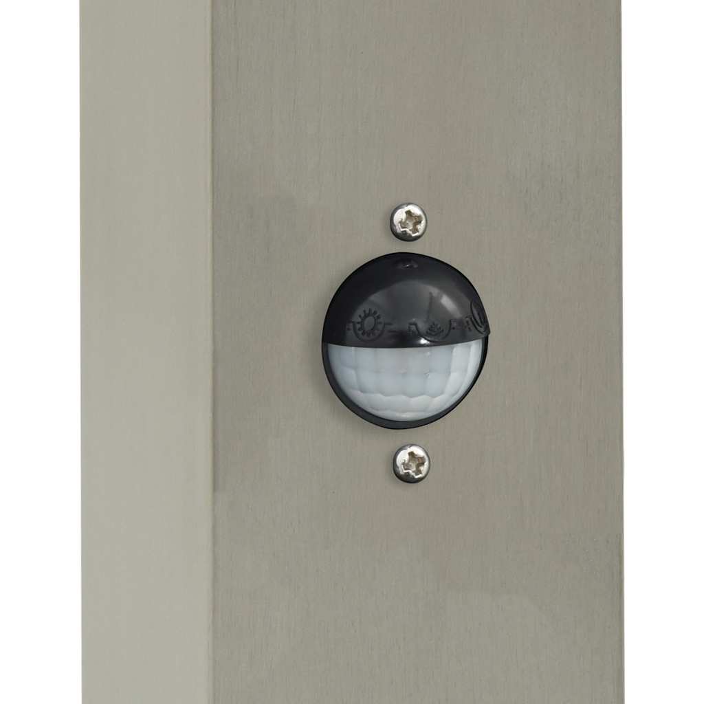 Bollard Light with Sensor&Outlet 80 cm Stainless Steel IP44