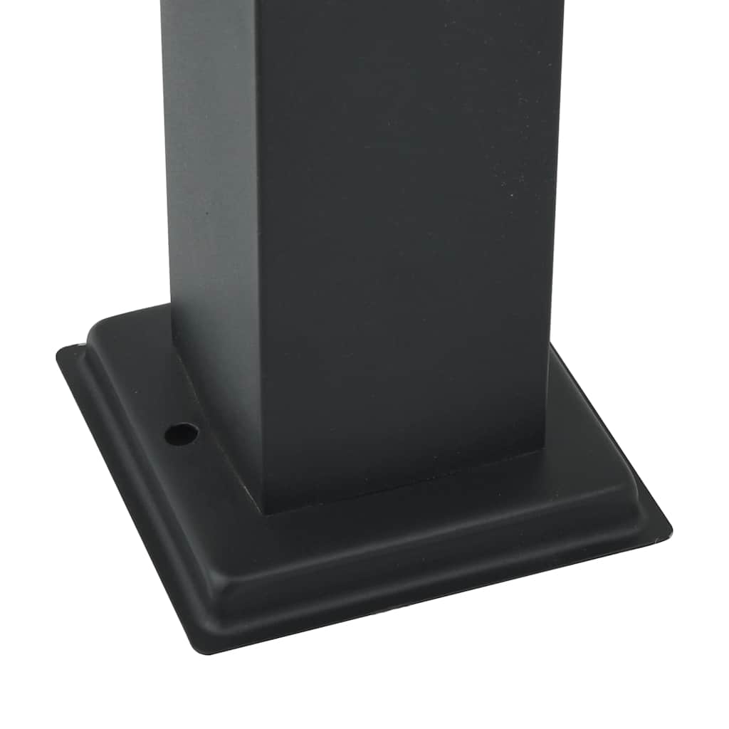Bollard Light with Sensor 110 cm Black IP44