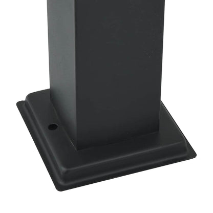 Bollard Light with Sensor 110 cm Black IP44